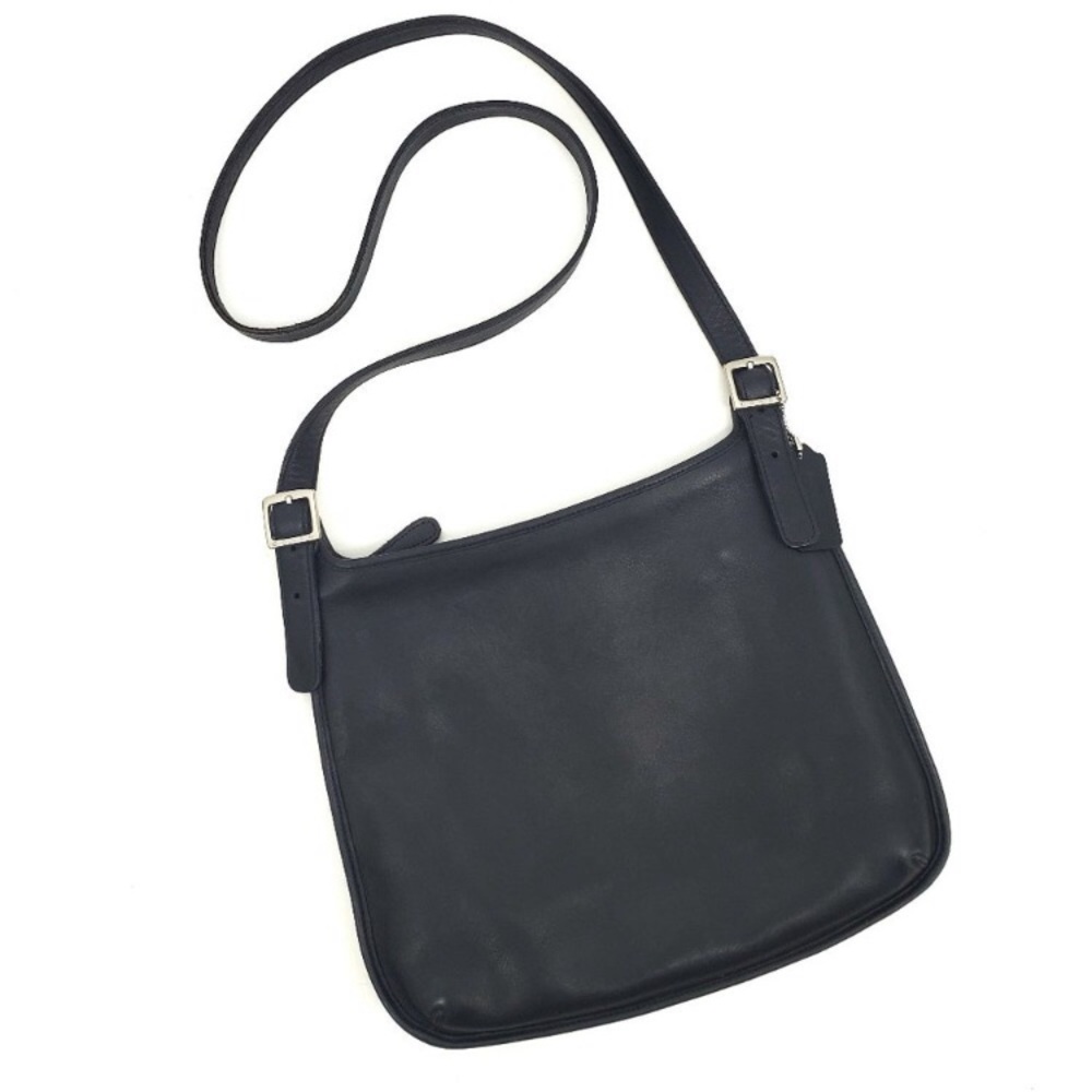 COACH Vintage Hippie Flap Cross Body Bag Black